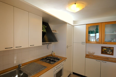 Modern wooden kitchen