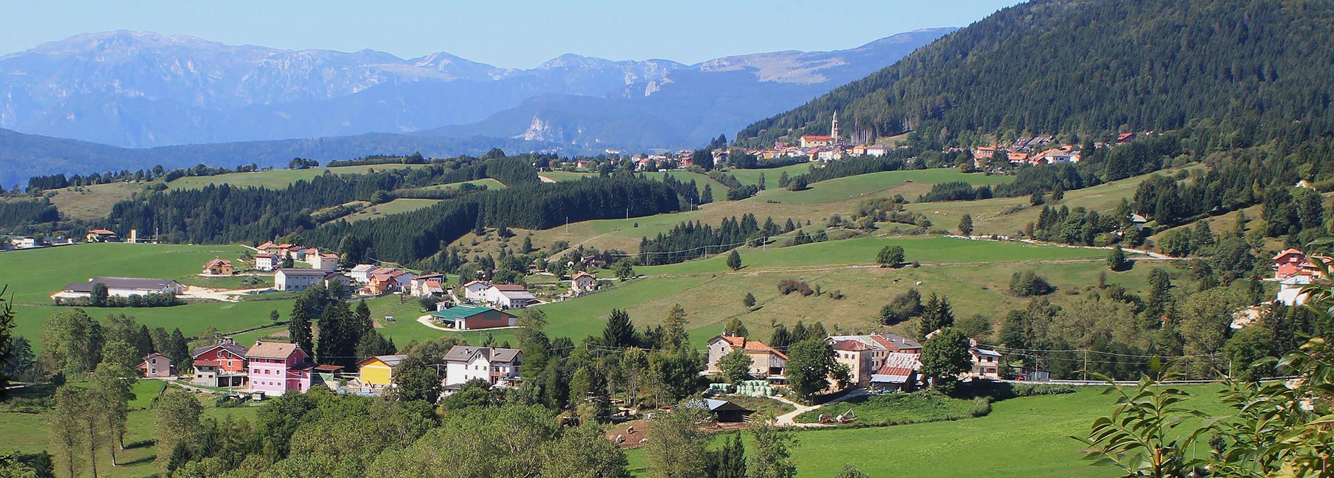 Il panorama di Mezzaselva di Roana