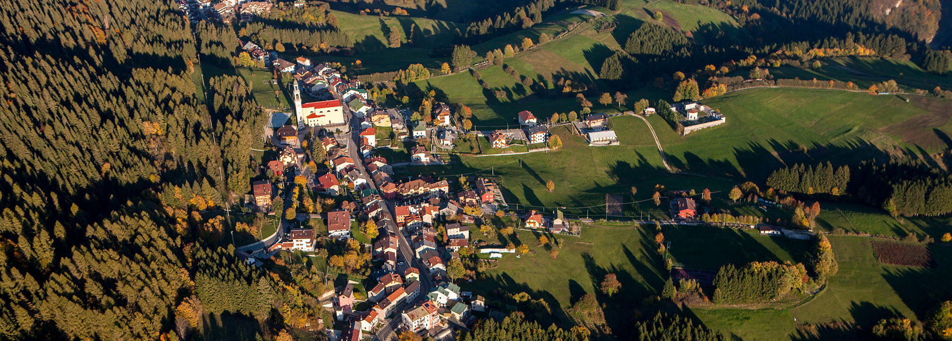 Vista aerea di Mezzaselva