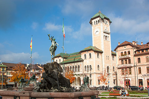 Asiago Town Hall in Piazza Carli