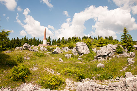 Mount Zebio and the mine of Scalambron