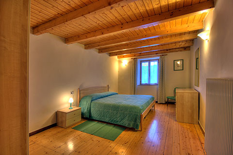 A modern and cosy double room