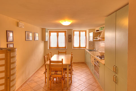 The apartment kitchen Sweet Home
